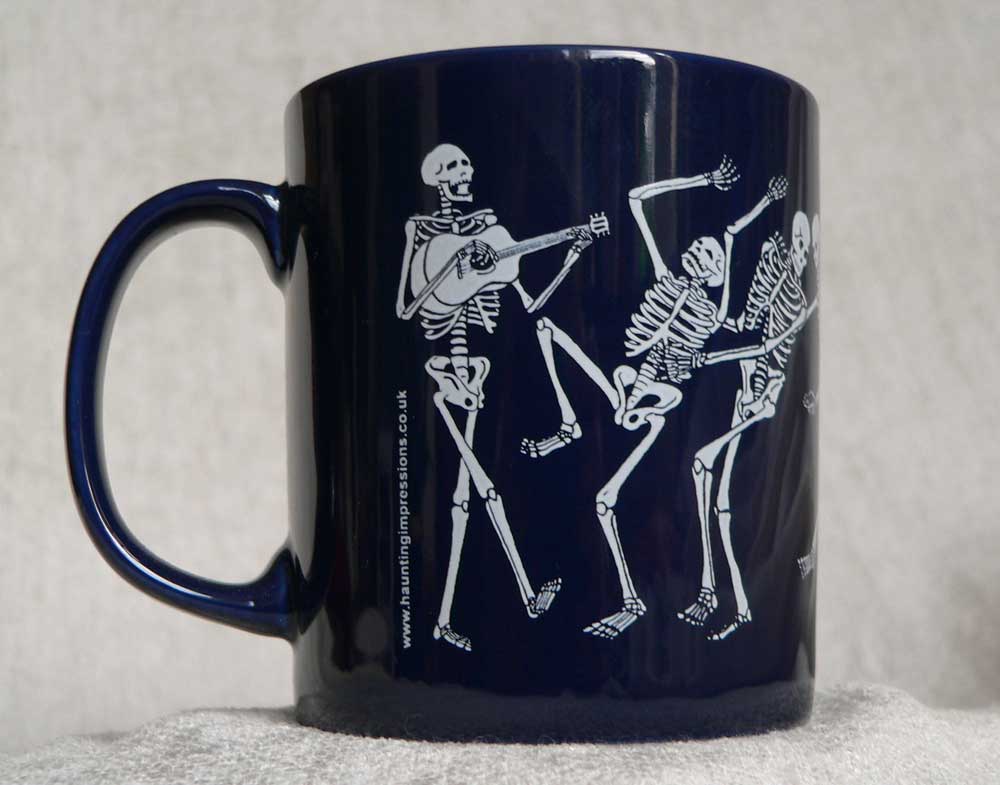 Day of the dead mug from back